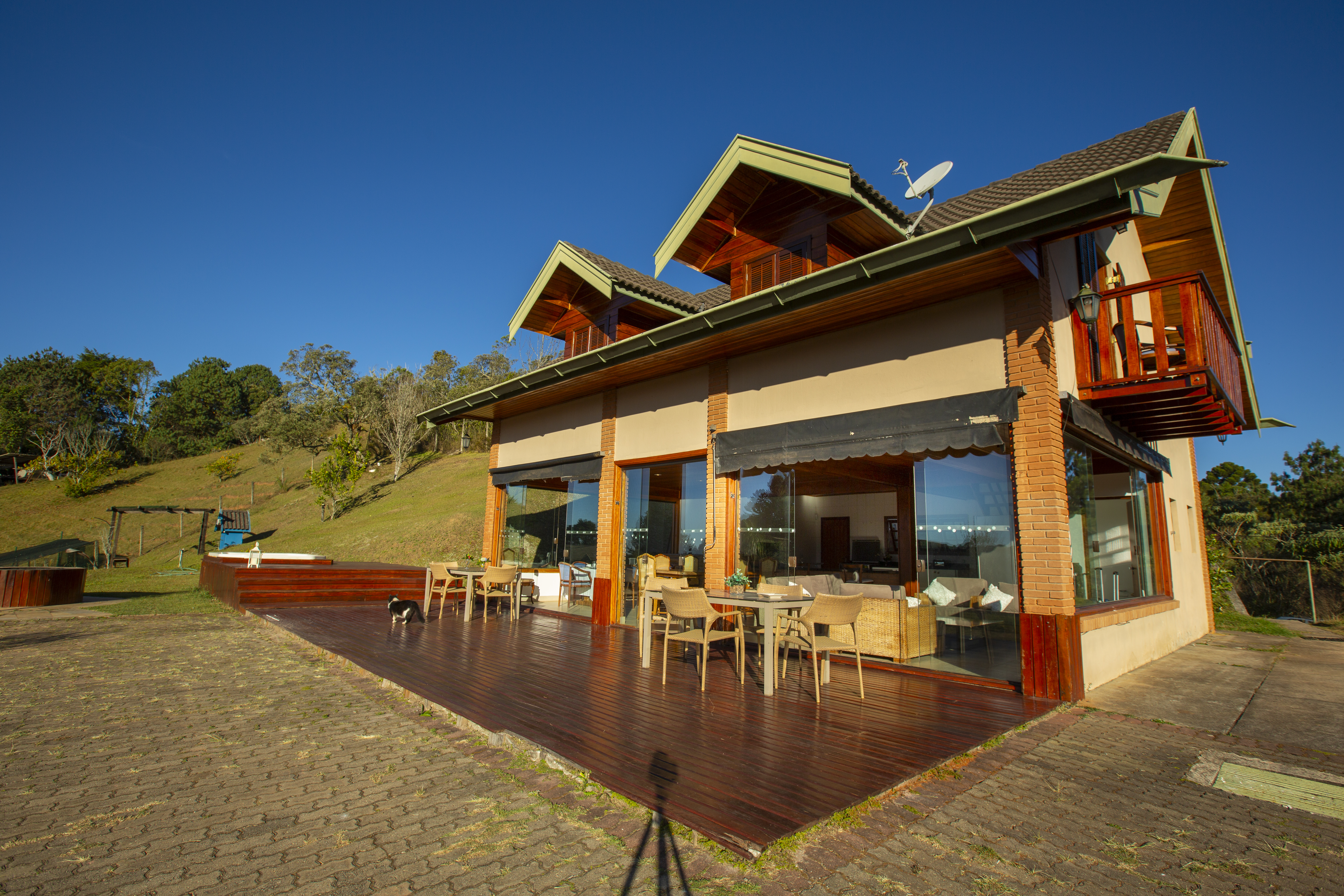 Casa de hóspedes e espaço gourmet